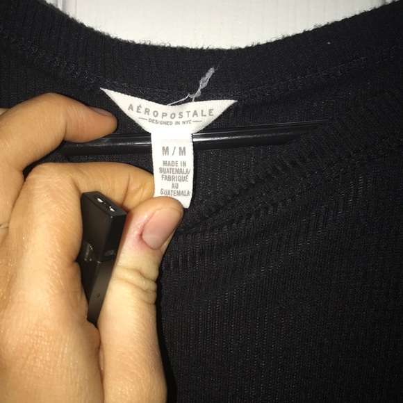 Black crop top - Picture 2 of 2